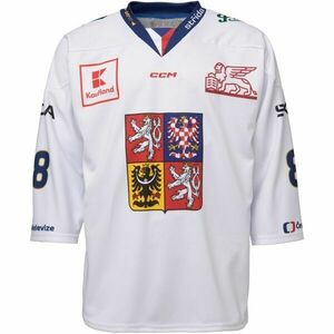 Střída FAN ČR EHT PASTRŇÁK Tricou de hochei, alb, mărime imagine