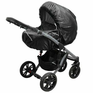 NEW BABY BASIC Pelerină de ploaie pentru cărucior, negru, mărime imagine