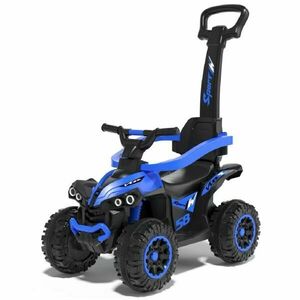 BABY MIX MEGA Mașinuță pentru copii cu bara de ghidare, albastru, mărime imagine