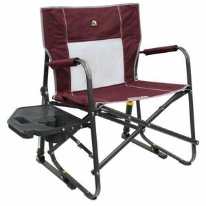 GCI FREESTYLE ROCKER XL WITH SIDE TABLE Scaun balansoar, vișiniu, mărime imagine