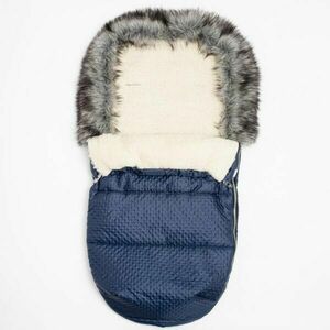 NEW BABY LUX WOOL Sac de dormi de iarnă, albastru închis, mărime imagine