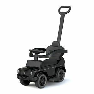 BABY MIX MERCEDES-BENZ G-CLASS Vehicul de echilibru cu bară de ghidare, negru, mărime imagine