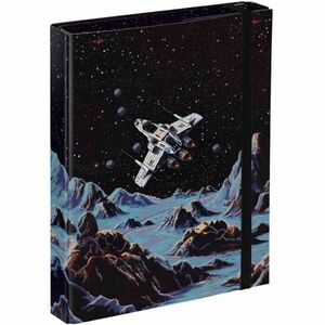 BAAGL PIXEL SPACE Mapă pentru caiete școlare A5, negru, mărime imagine