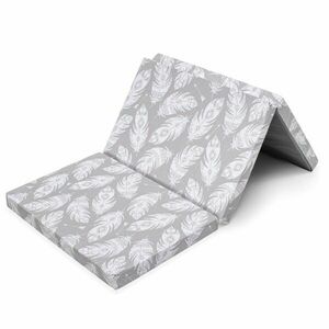 NEW BABY STANDARD 120 x 60 x 5 CM Saltea pliabilă pentru pătuț, gri, mărime imagine