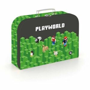 Oxybag PLAYWORLD Servietă pentru copii, verde, mărime imagine