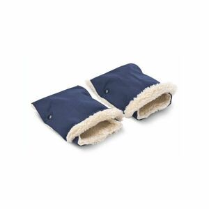 SENSILLO MUFF 2ks 45 x 21 CM Mufe pentru cărucior, albastru închis, mărime imagine