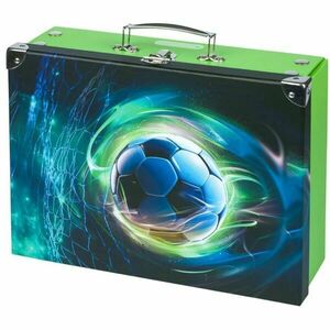BAAGL FOTBAL MINGE Servietă pliabilă de școală, verde, mărime imagine