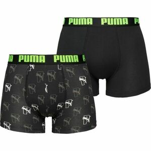 Puma MEN CAT LOGO PRINT BOXER 2P Boxeri bărbați, negru, mărime imagine