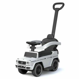 BABY MIX MERCEDES-BENZ G-CLASS Vehicul de echilibru cu bară de ghidare, alb, mărime imagine