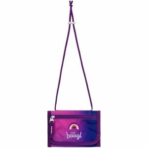 BAAGL SRDCE Portofel pentru gât, mov, mărime imagine