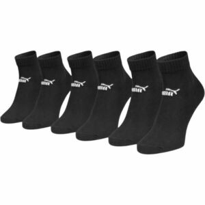 Puma ELEMENTS UNISEX PLAIN QUARTER 3P Șosete, negru, mărime imagine