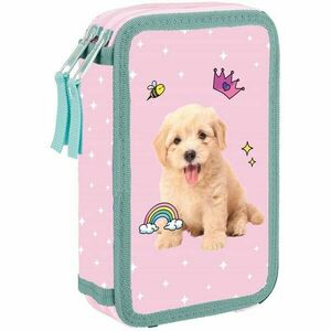 Oxybag MAZLÍČCI Penar două compartimente, roz, mărime imagine