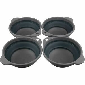 REGATTA OUTDOORS TPR FOLDING BOWL SET Set de boluri, gri închis, mărime imagine