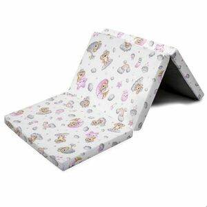 NEW BABY STANDARD 120 x 60 x 5 CM Saltea pliabilă pentru pătuț, alb, mărime imagine
