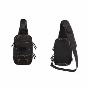 DRAGOWA TACTICAL Rucsac cu o curea Mike, blackcamo imagine