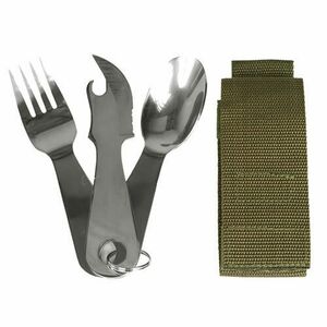 Mil-Tec JEDALENE RIAD DE OȚEL INOXIDABIL W. POUCH imagine