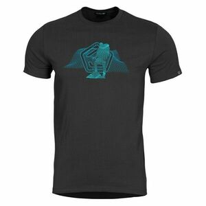 Tricou bărbătesc Pentagon cu mânecă scurtă Wireframe, negru imagine