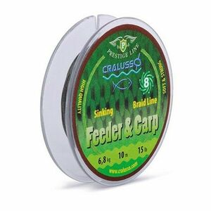 Fir textil Cralusso Feeder&Carp, camuflaj, 10m (Rezistenta fir: 15 lbs) imagine