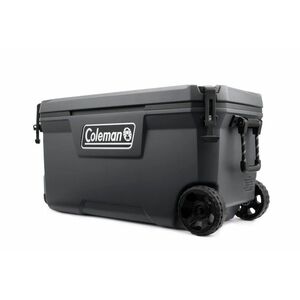 Lada frigorifica pasiva Coleman Convoy 97L, gri, cu manere si roti, balamale metalice 96 x 45 x 48 cm imagine