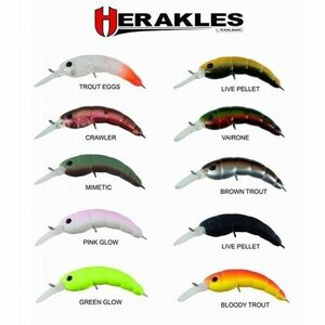 Vobler Moth Trout Area F 3.7cm 2.2gr Matt Black Herakles imagine