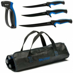 Trusa Mustad pentru filetat, 4 piese, husa transport imagine