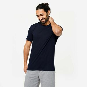 Tricou Slim 500 Fitness Bleumarin Bărbați imagine