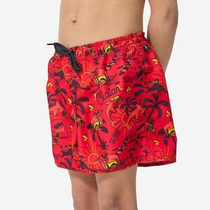 Şort de baie 100 Happysurf Roșu Băieți imagine