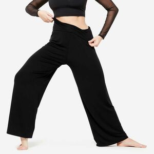 Pantalon croială dreaptă Dans Modern Negru Damă imagine