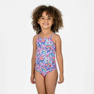 Costum de baie întreg flori surf Hanalei Albastru și roz Fete imagine