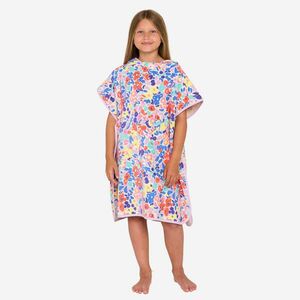 Poncho surf 500 Daisy multicolor Copii 110-135 cm imagine