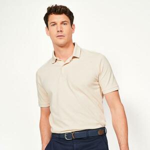 Tricou polo bumbac golf Bej Bărbați imagine