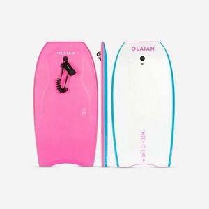 Bodyboard 500 Roz Alb cu leash imagine