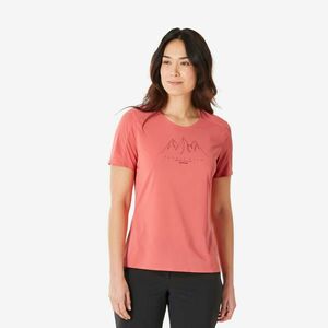 Tricou Drumeție la Munte MH500 Roz Damă imagine
