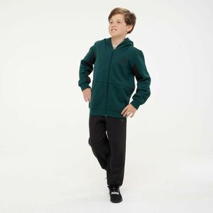 Trening cu fermoar Educație fizică Puma Verde-Negru Copii imagine