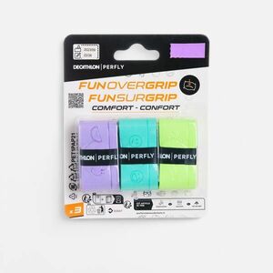 Set de 3 overgrip-uri de badminton - Mov-Verde imagine