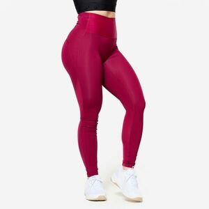 Colanți cu talie înaltă Fitness Roșu Damă imagine