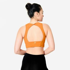 Bustieră crop top susținere medie Maro Damă imagine