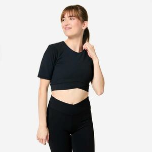 Tricou fitness crop suprapus Damă imagine