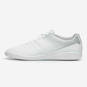 Ghete de futsal 100 Alb Gri imagine