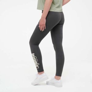 Colanți fitness 7/8 bumbac Gri închis Damă imagine
