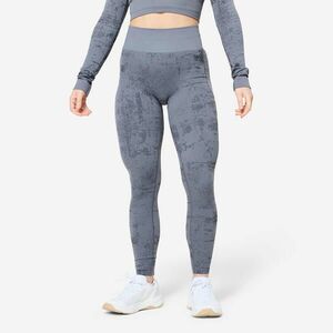 Colanți fără cusături Fitness Gri Damă imagine