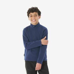 Polar cu fermoar Drumeție MH100 Bleumarin Copii 7-15 ani imagine
