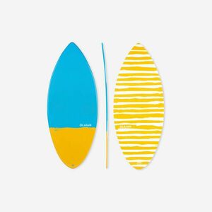 Skimboard 900 Fibră compozit Albastru Portocaliu Copii imagine