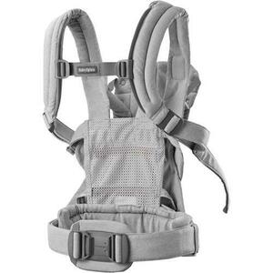 Marsupiu anatomic cu multiple pozitii de purtare BabyBjorn colectia Harmony, tesatura melange (Gri) imagine