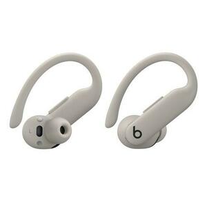 Casti alergare True Wireless Beats Powerbeats Pro 2, Bluetooth, Autonomie 10 ore/45 ore, Adaptive EQ, Monitorizare ritm cardiac, ANC, Microfon, IPX4 (Gri) imagine