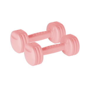 Set gantere Rebel Active, 2x 1kg (Roz) imagine