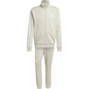 adidas SPORTSWEAR BASIC 3-STRIPES FLEECE Trening pentru bărbați, bej, mărime XXL imagine