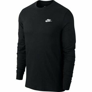 Nike NSW CLUB TEE - LS Tricou de bărbați, negru, mărime XXL imagine
