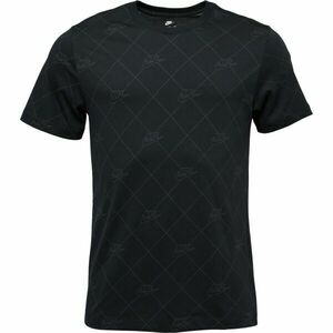 Nike M SPORTSWEAR TEE AOP SSNL CLUB Tricou pentru bărbați, negru, mărime imagine