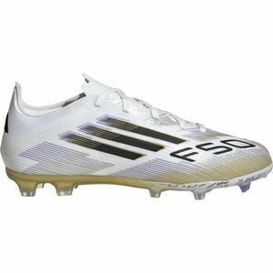 adidas F50 ELITE FG J Ghete de fotbal copii, alb, mărime 38 imagine